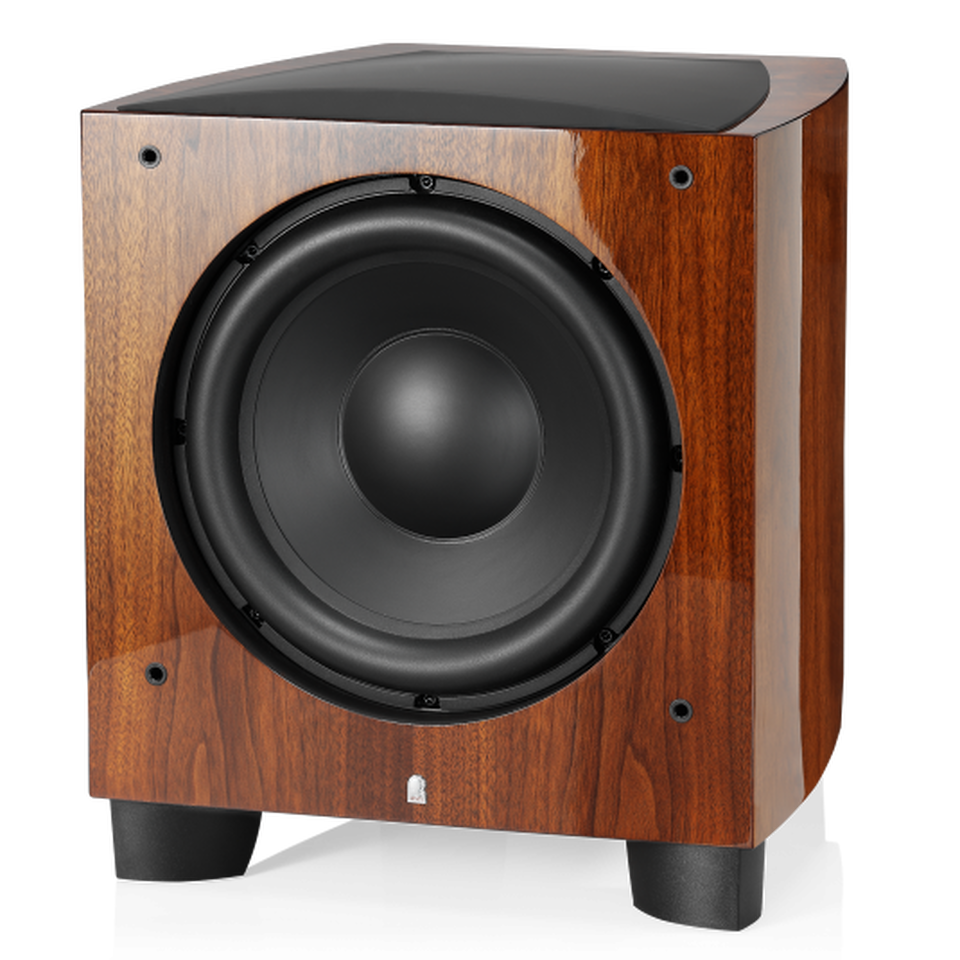 B112 - Walnut - 12" Powered Subwoofer - Hero