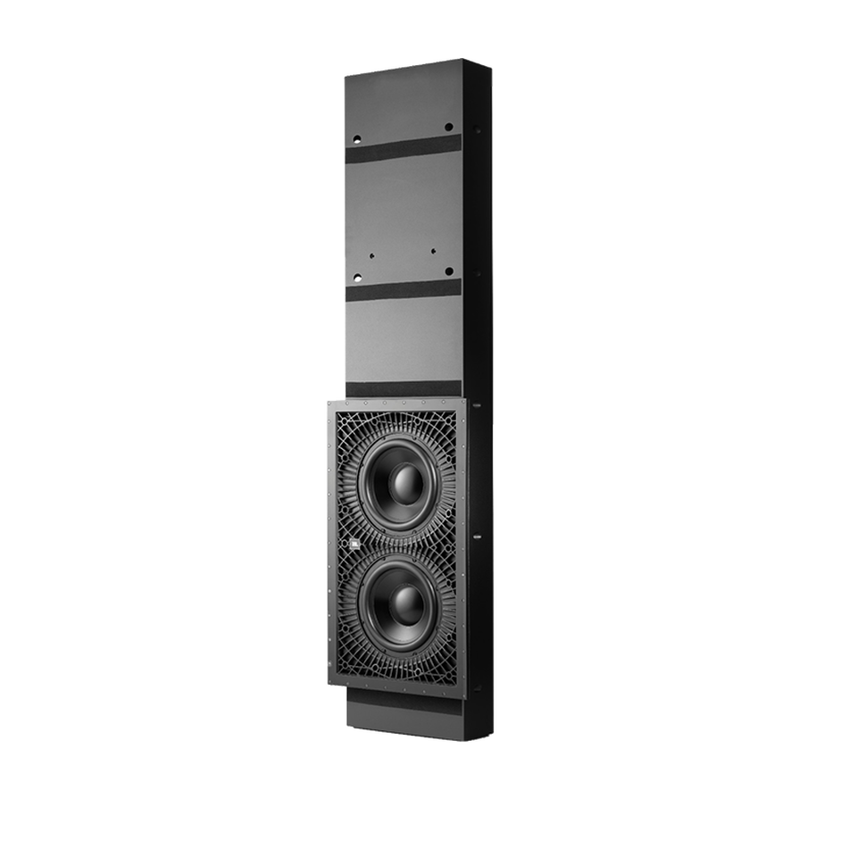 SSW-3 - Black - Dual 10" (250mm) Passive In-Wall Subwoofer - Hero