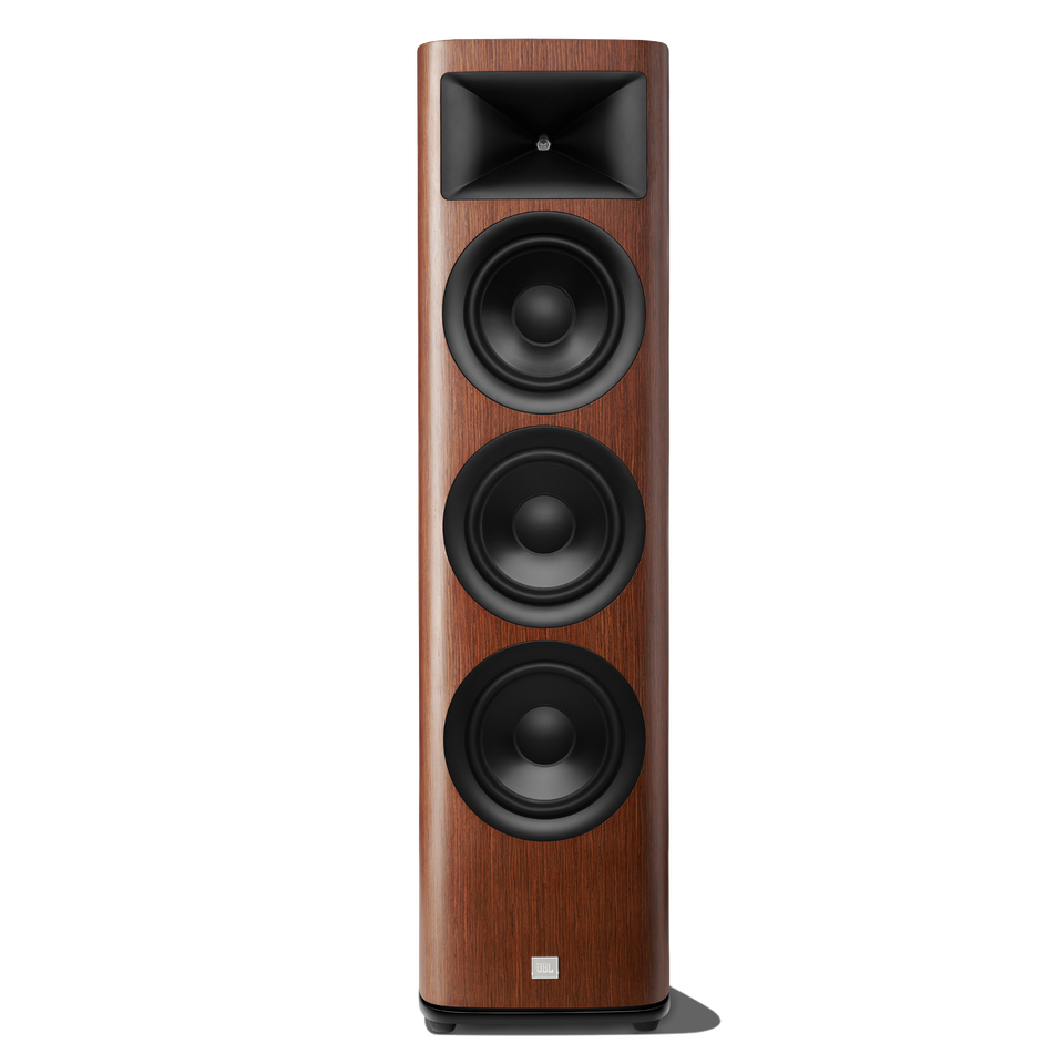 HDI-3800 - Walnut - 2 ½-way Triple 8-inch (200mm) Floorstanding Loudspeaker - Hero