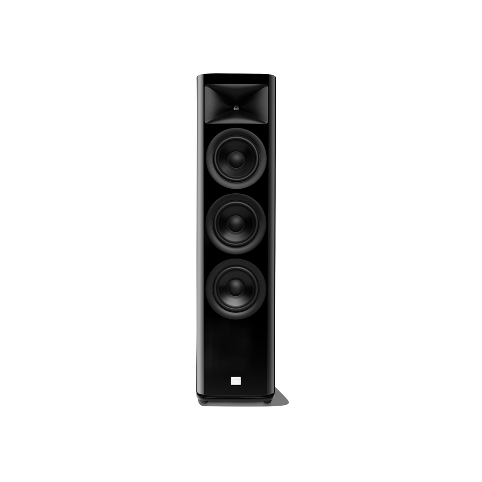HDI-3600 - Black Gloss - 2 ½-way Triple 6.5-inch (165mm) Floorstanding Loudspeaker - Hero